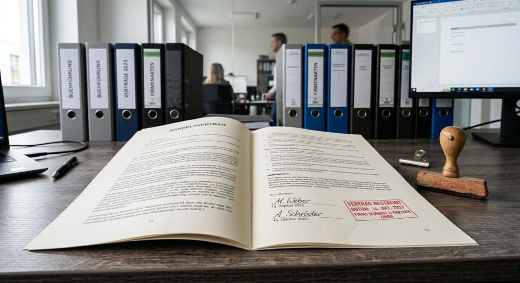 Forretningsføringsaftale mellem et GmbH og en selskabsdelager som skjult udlodning af overskud